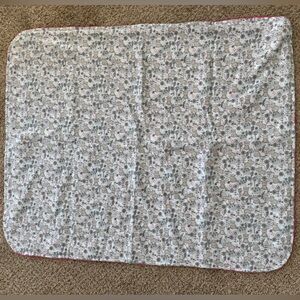 Hippo Baby Blanket in Gray and Pink